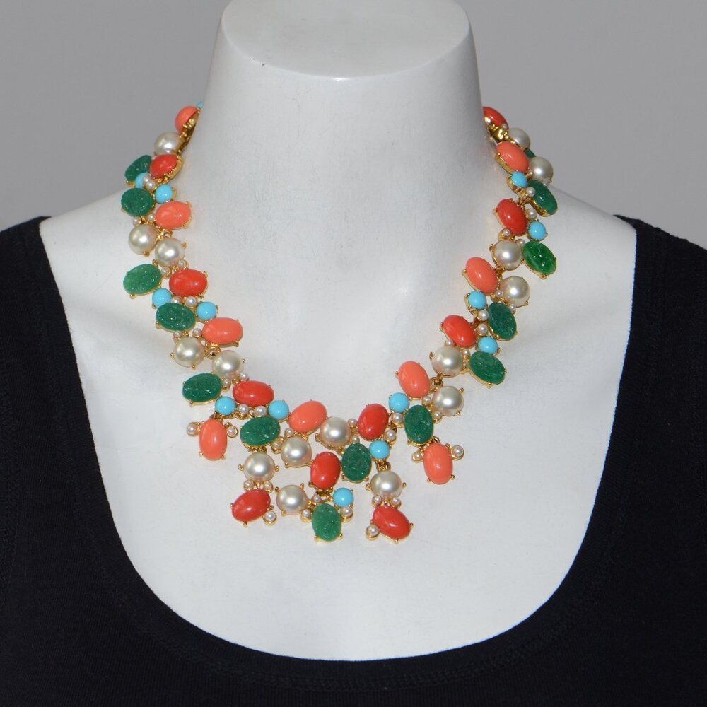 Vintage Kenneth Jay Lane Multi-stone Necklace